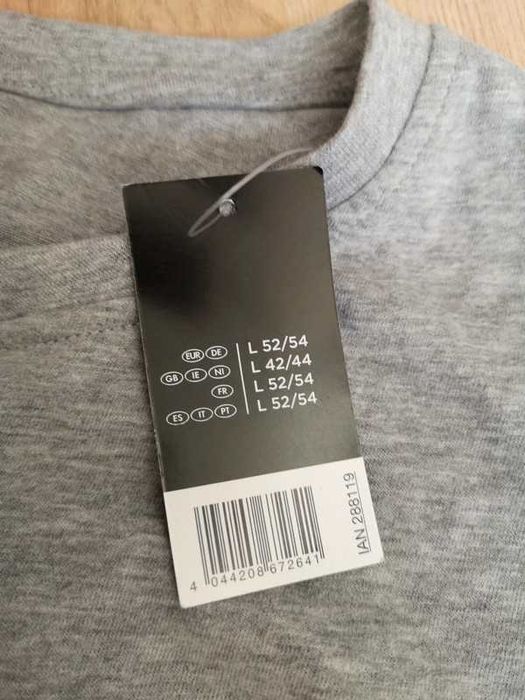 Livergy bluzka szara z długim rękawem nowa 40/L