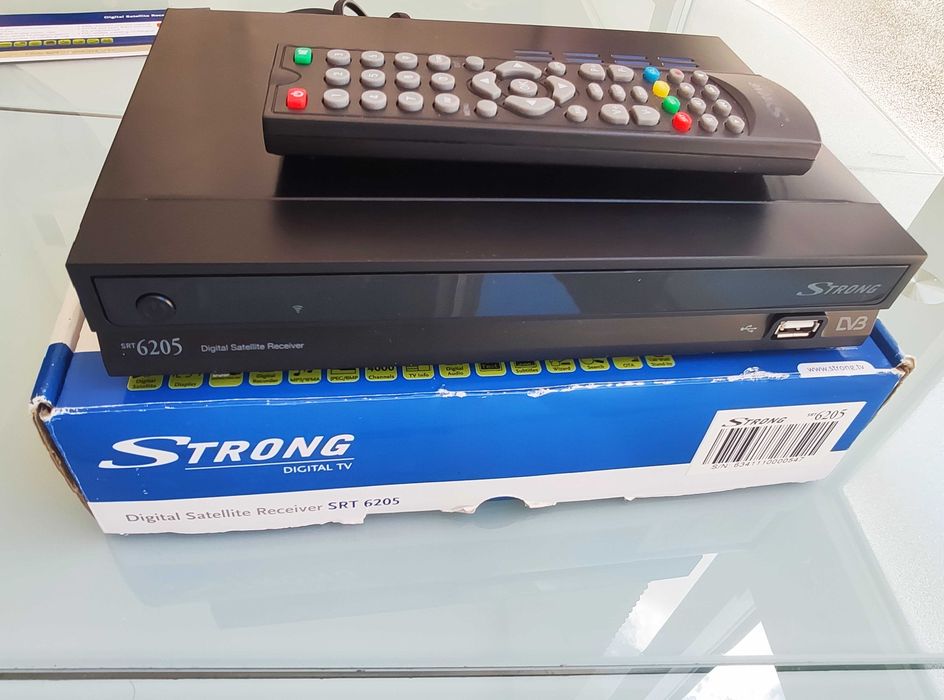 Recetor TV Satélite Digital Strong SRT 6205 | NOVO
