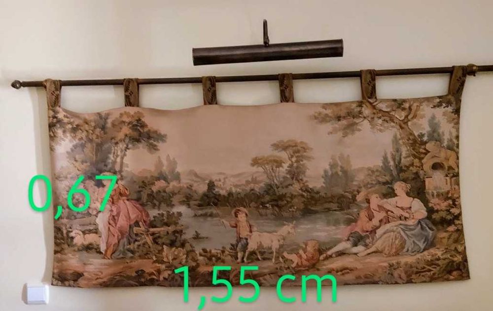 Tapeçaria antiga de parede