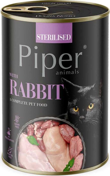 Karma dla kota PIPER Animals MIX SMAKÓW 24x400g