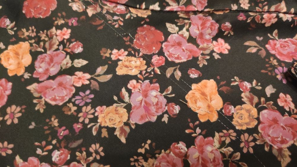 Długa spódnica damska dziewczęca Zara kwiecista