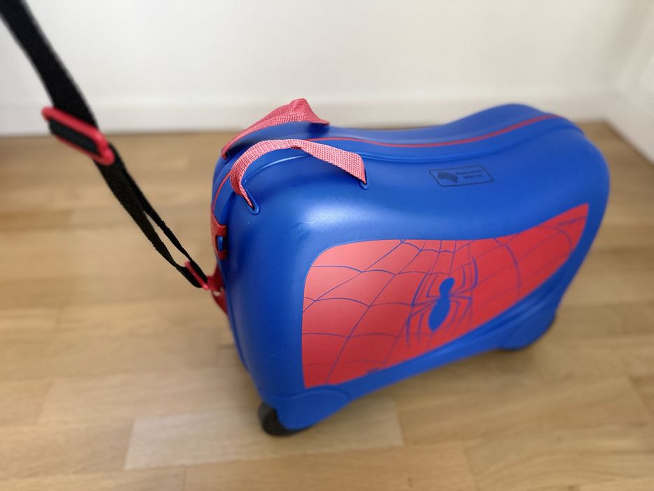 Samsonite Carrinho Trolley Dream Rider Disney Spider-Man 28L Azul