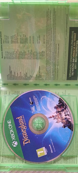 396. Xbox One Disneyland adventures gra