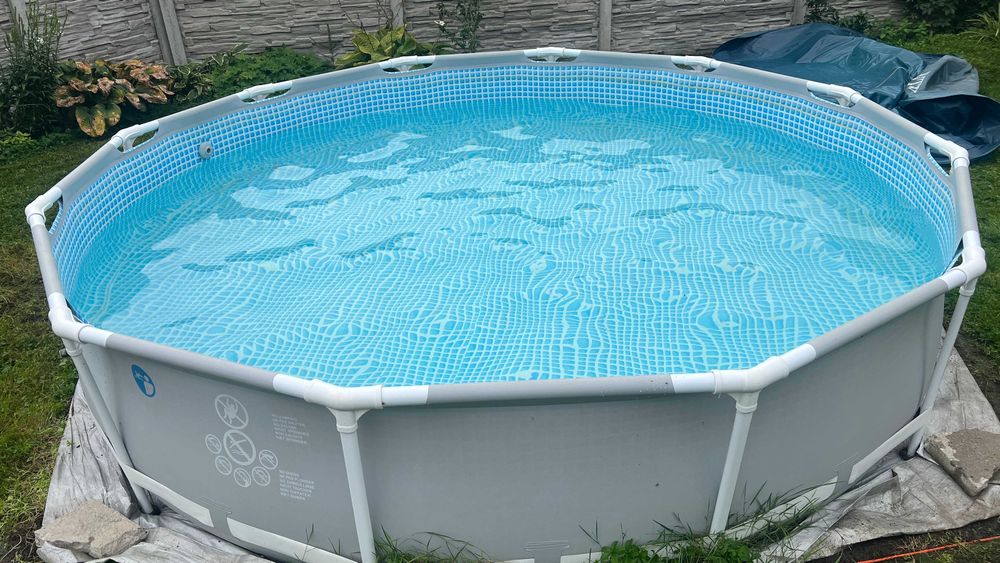 Sprzedam basen INTEX 366cm wyskość 76cm + akcesoria