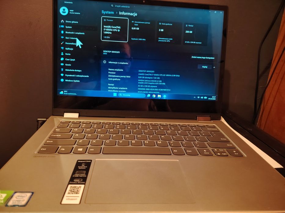 Lenovo ideapad c340  i7