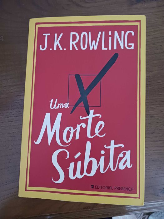 Livro Uma Morte Súbita, de J.K. Rowling
