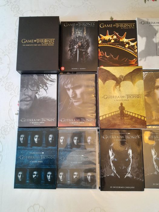 Dvd Guerra dos tronos 7 temporadas