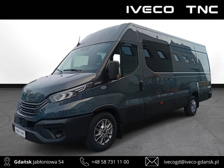Iveco Daily L4H2 3.0 Diesel 180KM Automat Hi-Matic Brygadowy 7 osób  Leasing 100% Dealer IVECO TNC Gdańsk