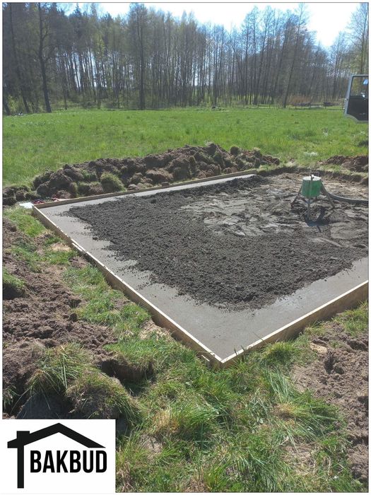 Wylewki betonowe pod garaże, wiaty, altany