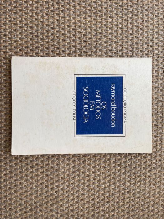 Os métodos em Sociologia, Raymond Boudon