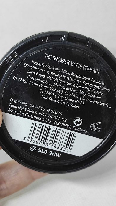 The Bronzer Matte Compact - W7