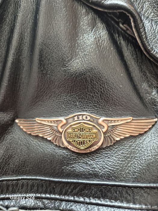 Harley Davidson Kolekcjonerska kurtka skórzana 110 Anniversary  roz.L