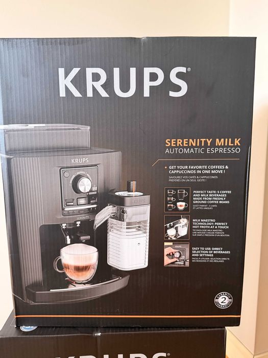 Okazja!!  Ekspres do kawy KRUPS EA402HE0 Serenity Milk- nowy gw. 24m.