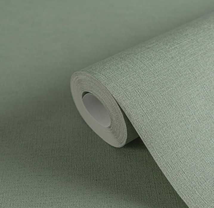 Papel parede verde 10,05 m x 0,53 m (5 rolos)