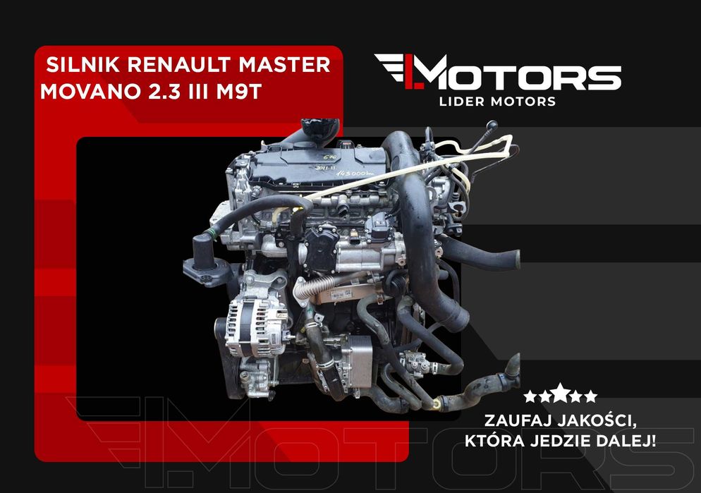 Silnik Renault Master MOVANO 2.3 III M9T