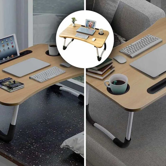 Складной деревянный столик для ноутбука, складаний стіл у ліжко