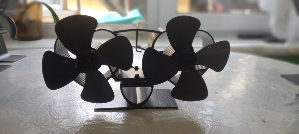 Термоелектричний вентилятор для камінів,буржуйок