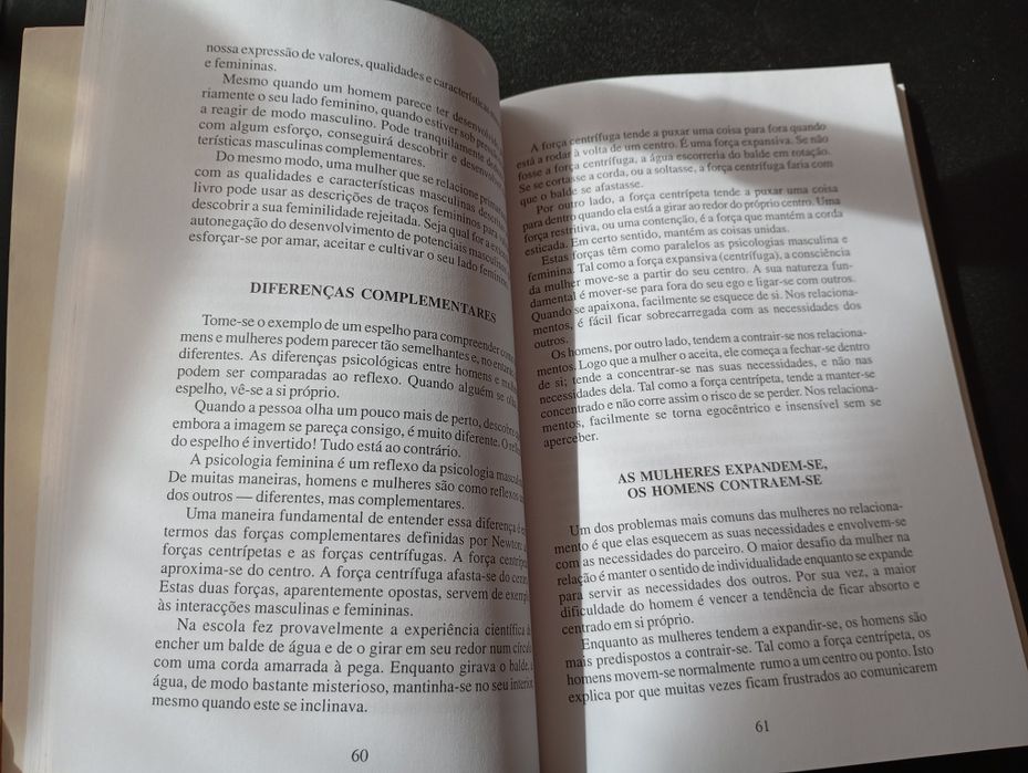 Livro " Homens, Mulheres e relacionamentos