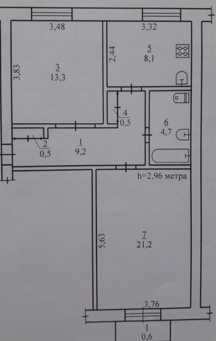 Здається квартира на соц.місті. вулиця Соборності