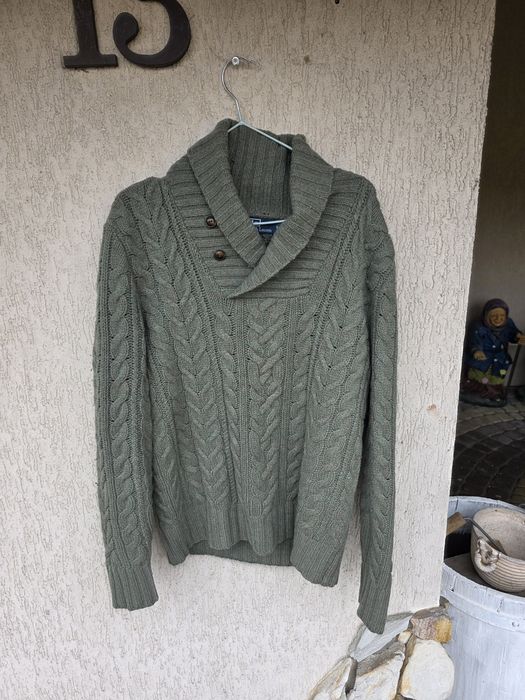 Sweterek ralph lauren meski S wełna merino