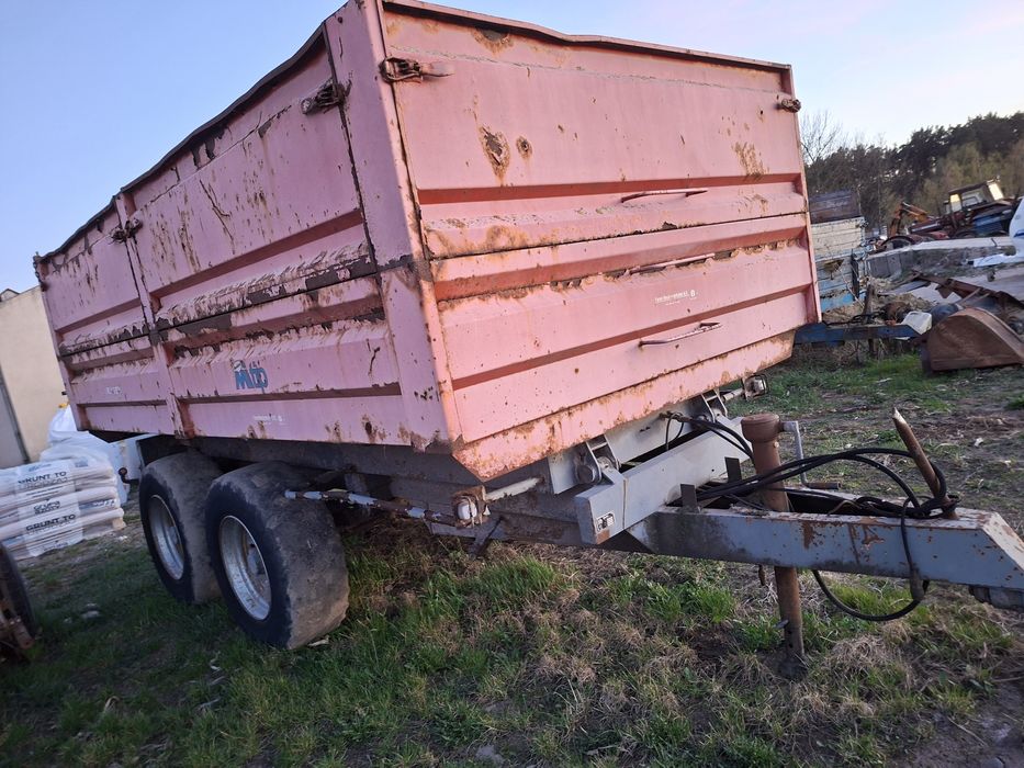 Przyczepa Kimadan 10 ton. Wysoki wywrot.