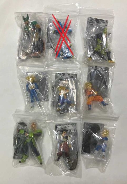 Bandai Dragon Ball Z Mini Figure Soul of Hyper Figuration vol.6 8P Set