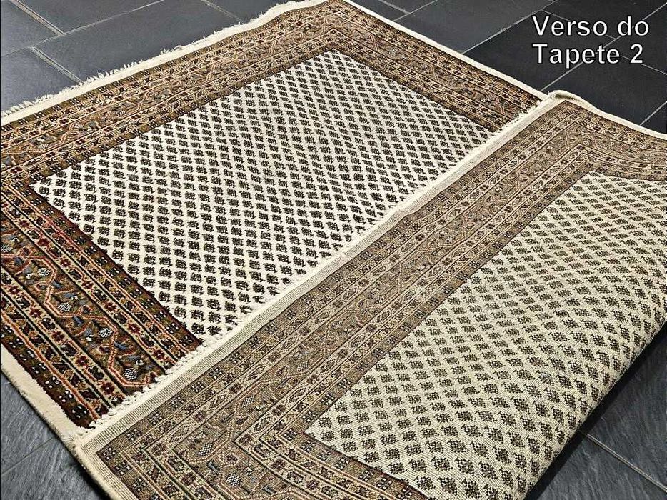 Conjunto de 2 tapetes Persas SAROUGH MIR - Lã s/Algod. - 238cm x 168cm