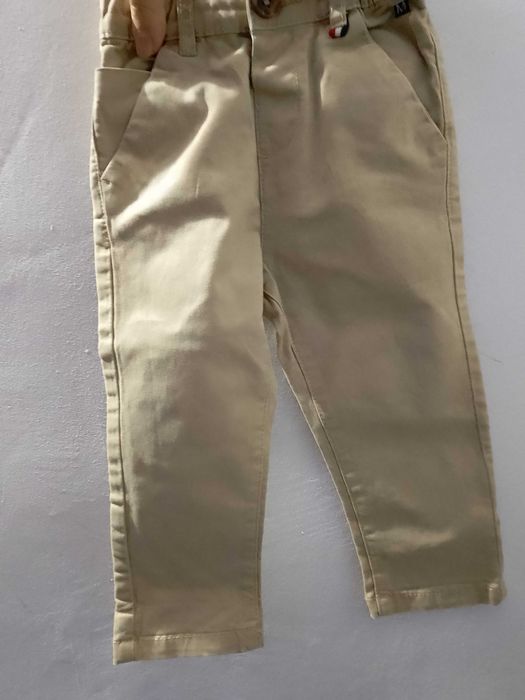 Штани, Maine, дитячі, 12, коричневі, як нові, брюки,