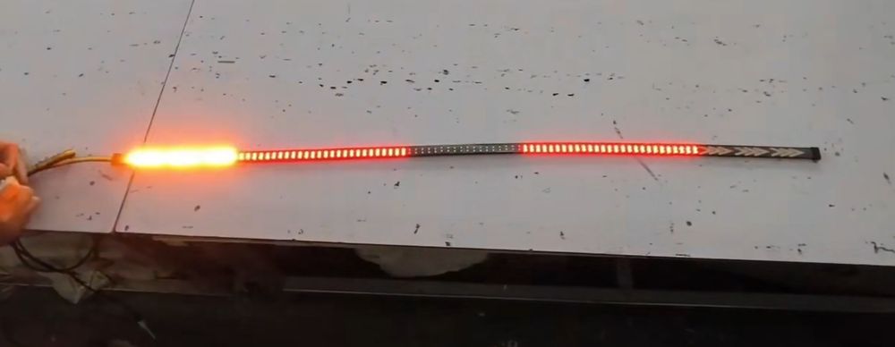 Fita led traseira 1,80m carro carrinha autocaravanas