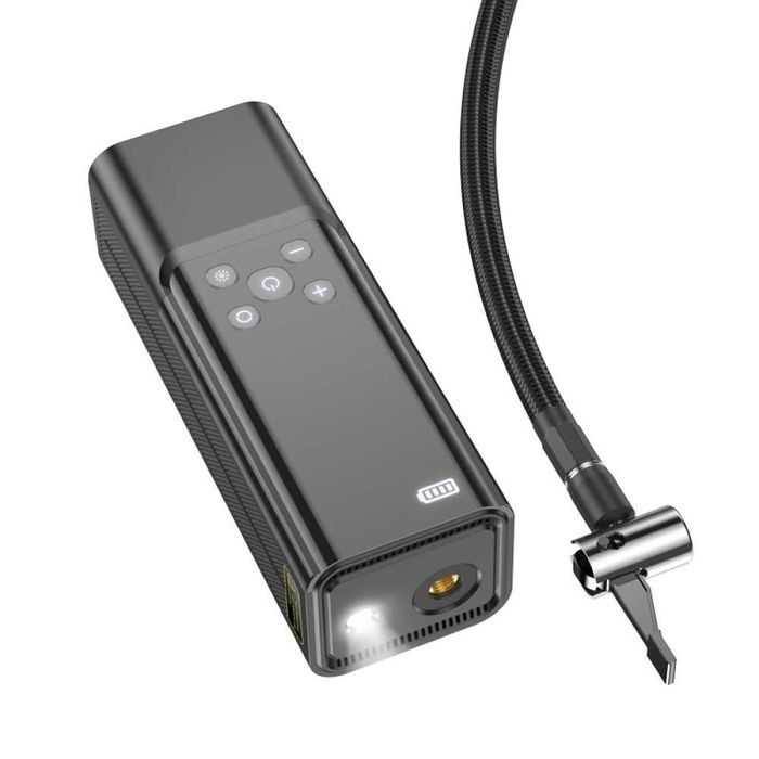 Акумуляторний насос компресор + POWER BANK Hoco ZP7 5000mAh 10.3bar
