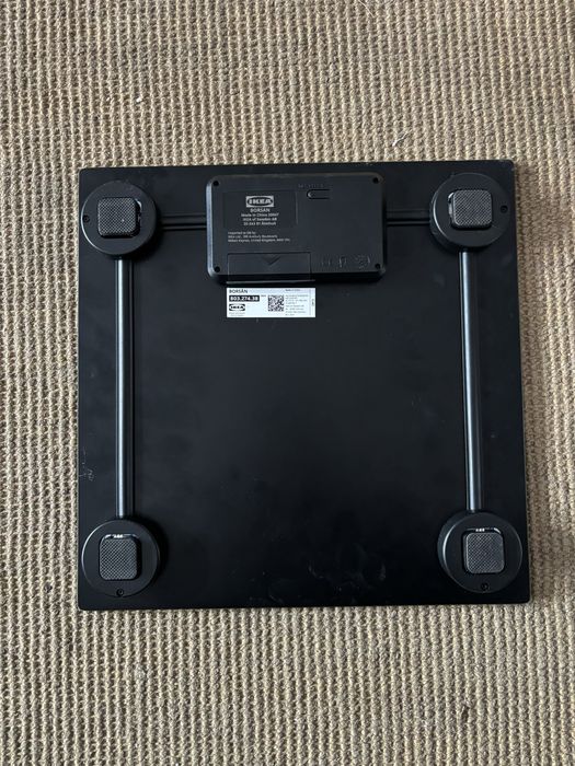 Balanca digital em aço inoxidável,30x30 cm