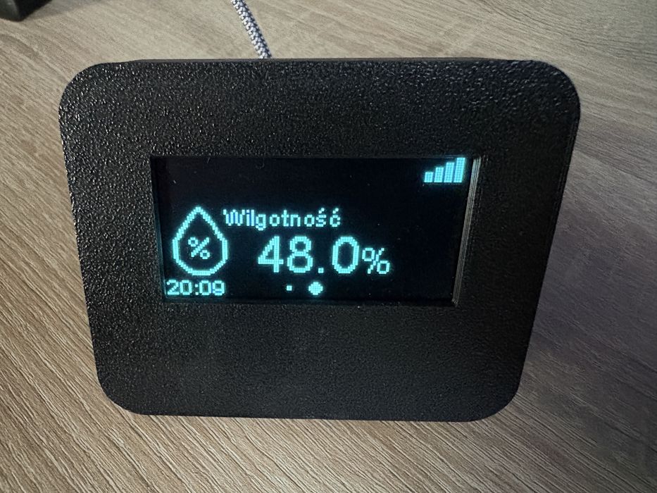 Wyświetlacz SUPLA oled z czujnikiem dht