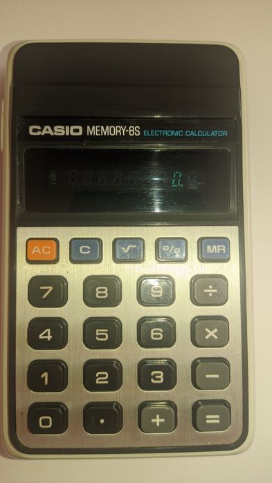 Kalkulator Casio memory-8s sprawny PRL vintage