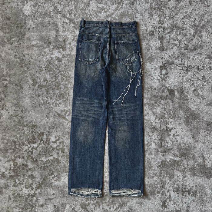 ! НА РУКАХ ! Ann Demeulemeester “Claire” Blue Jeans  | Rick Owens /if6was9 Type