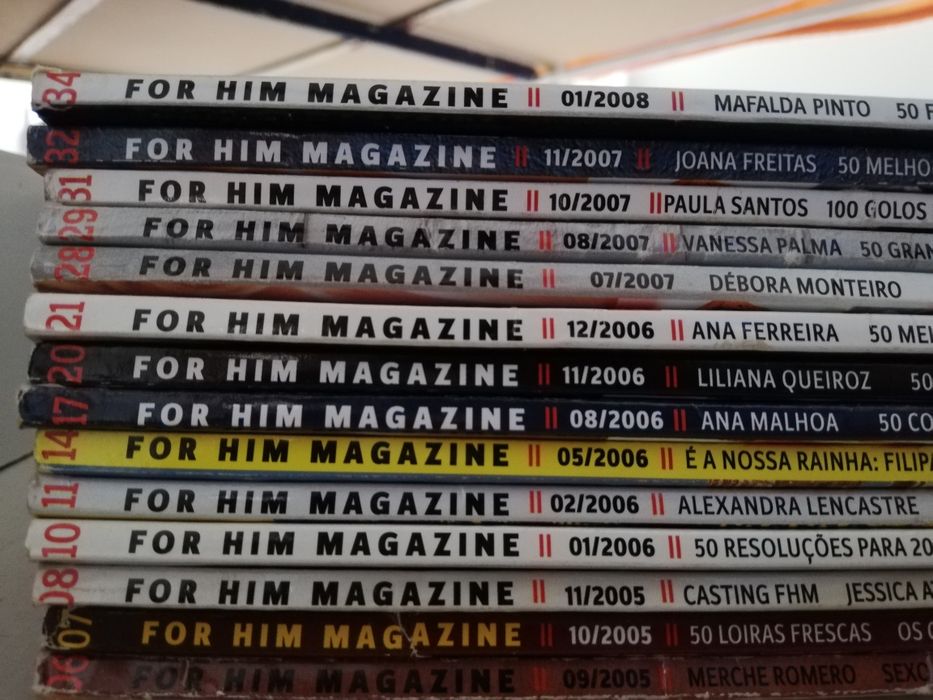 Revistas Maxmen e FHM
