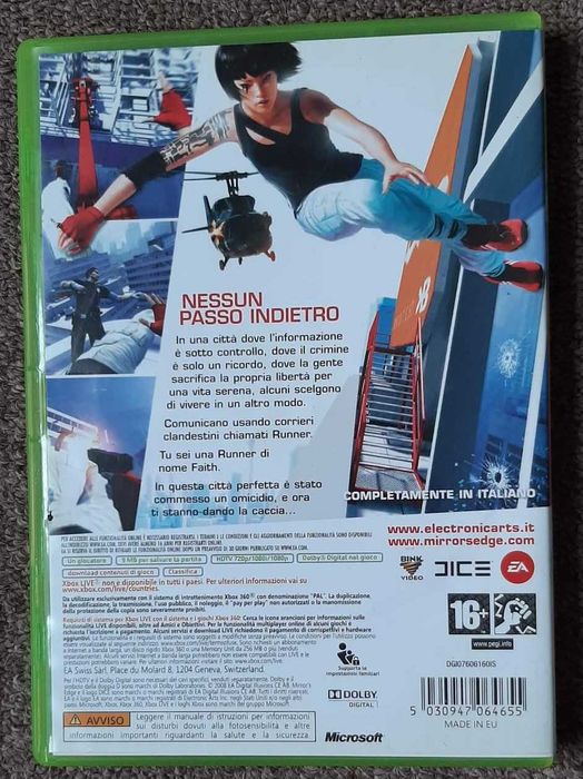 Mirror's Edge Gra Xbox 360