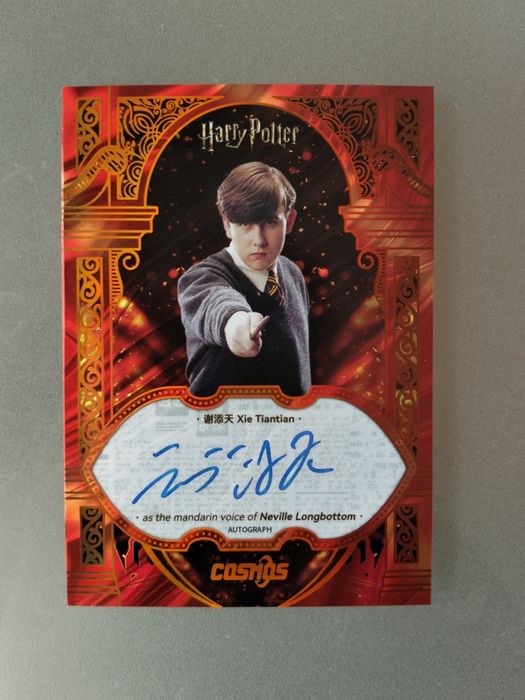 Carta Harry Potter Cosmos-Neville Auto /100