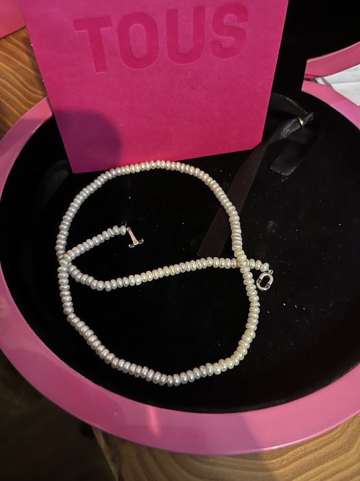 Tous perly choker naszyjnik nowe  paragon certyfikat