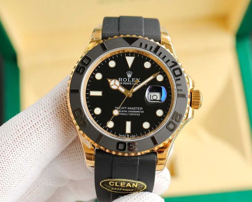 Годинник автоматичний Rolex Yacht-Master SUPER CLONE 1 to 1 mov.3235 by clean