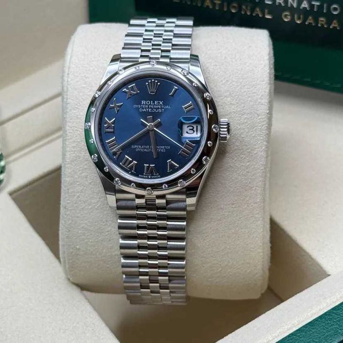 Rolex Lady Datejust REF 278344RBR-00 Blue Dial Jubelee Nowy 2025rok
