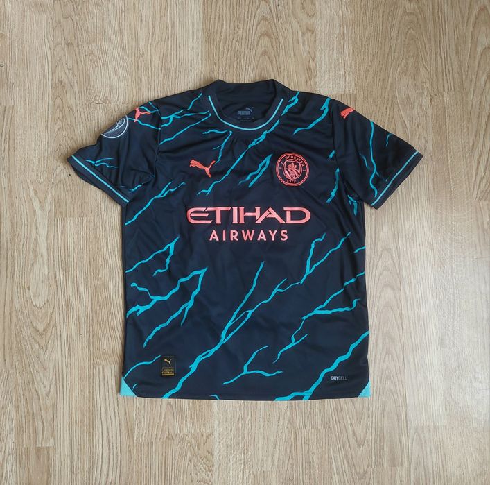 Koszulka piłkarska Manchester City 23/24 r.152 cm 11-12 Lat Alvarez 19