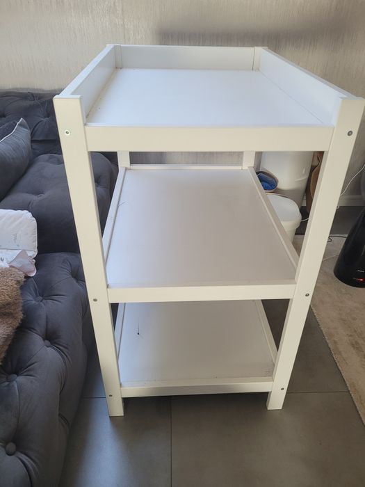 Przewijak drewniany bialy