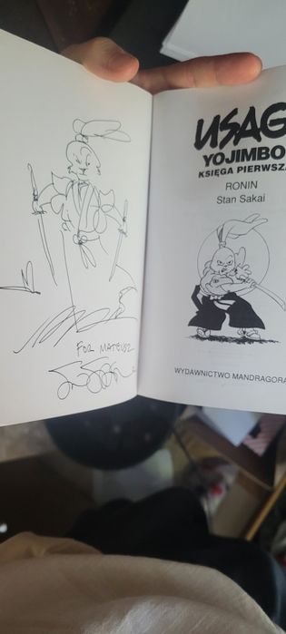 36 tomów USAGI YOJIMBO autografy Stan Sakai Unikat