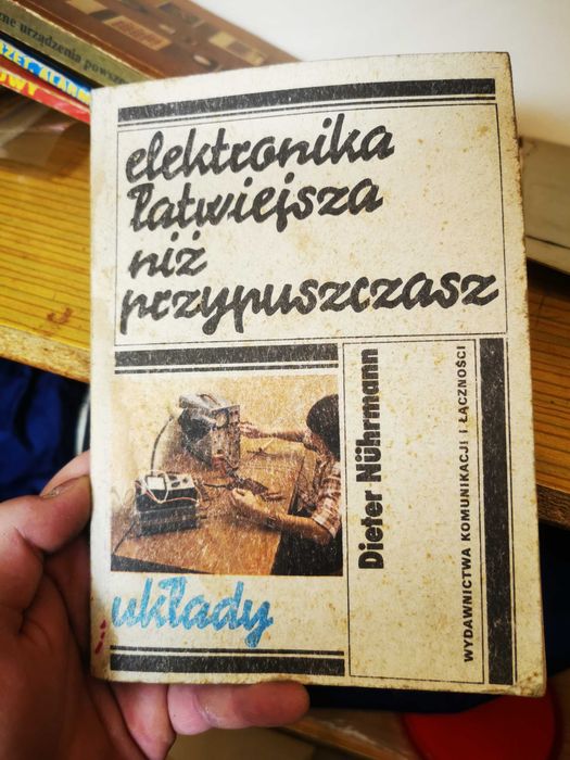 Zestaw 5 książek elektronika retro PRL