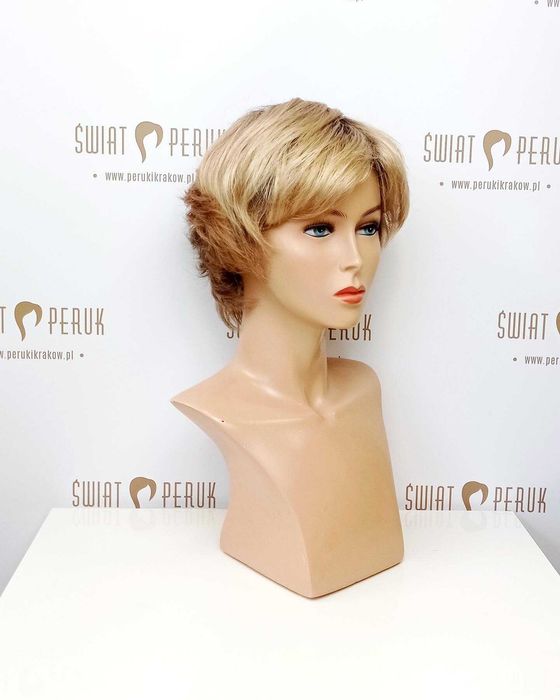 Krótka blond peruka syntetyczna Starachowice