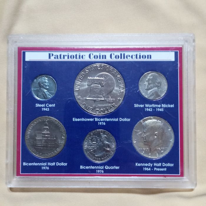 Набор коллекционных монет сша