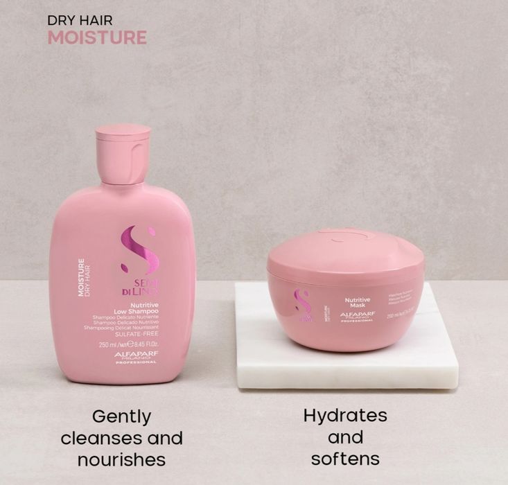 Alfaparf Milano Semi Di Lino Moisture Semi Di Lino Moisture Zestaw Do Włosów