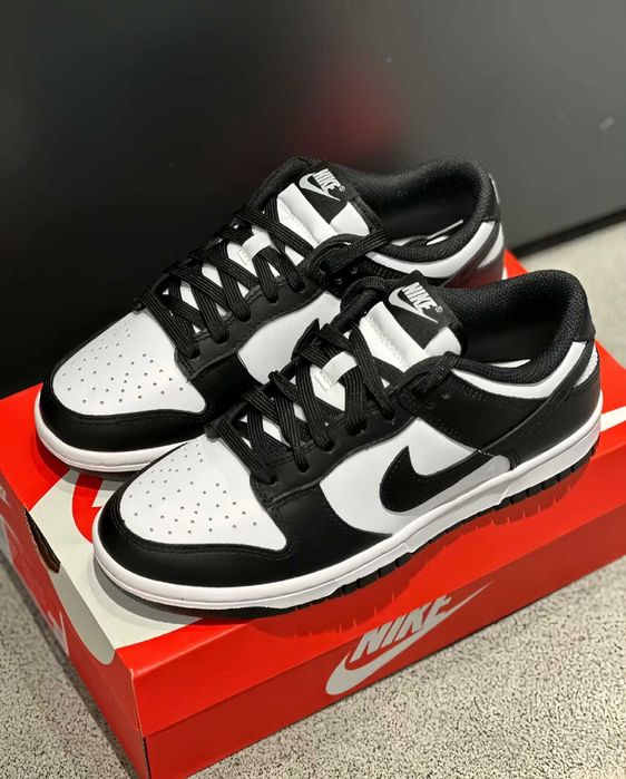 Buty Nike dunk czarno białe R.43