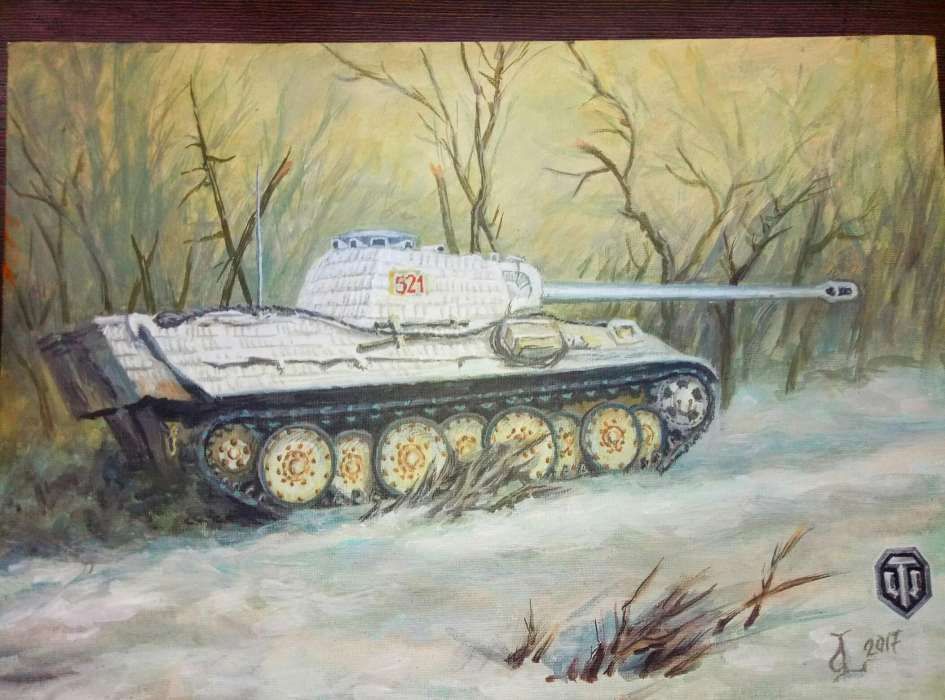 Картины боевой техники