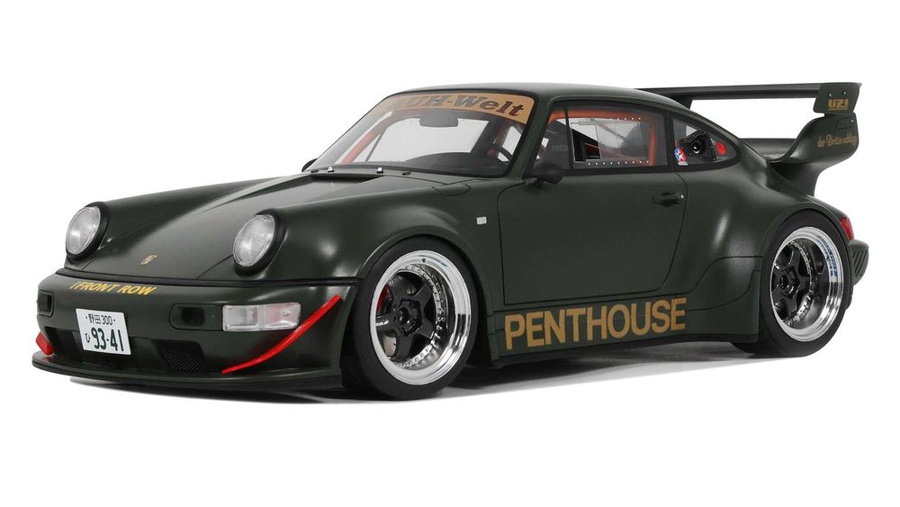 Model 1:18 GT Spirit Porsche 911 (964) RWB Penthouse 2025 khaki green GT559